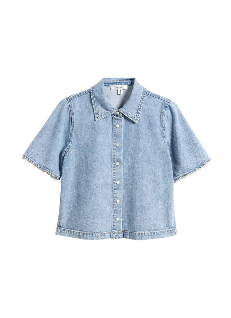 The Denim Crochet Top - Image 4