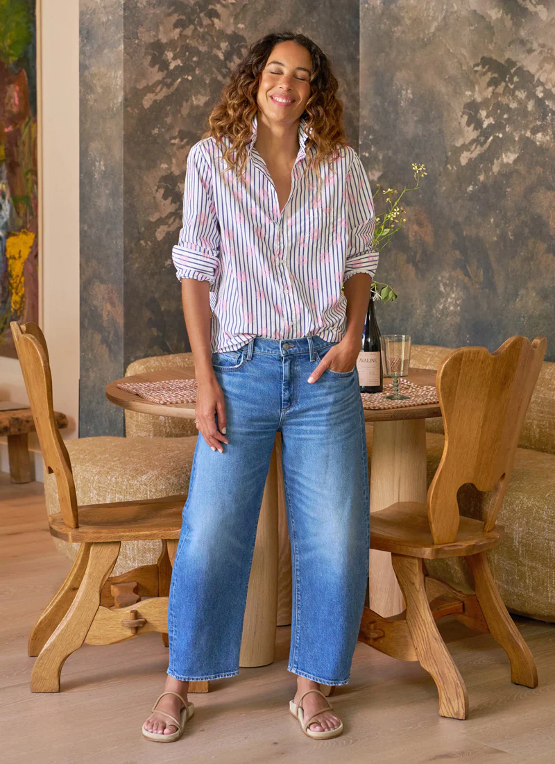 Eileen Relaxed Button-up Shirt Floral - Image 3