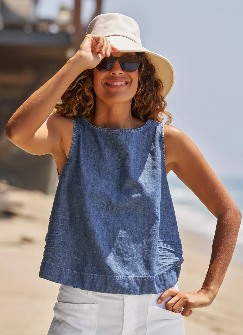 Shelley Denim Tank Top