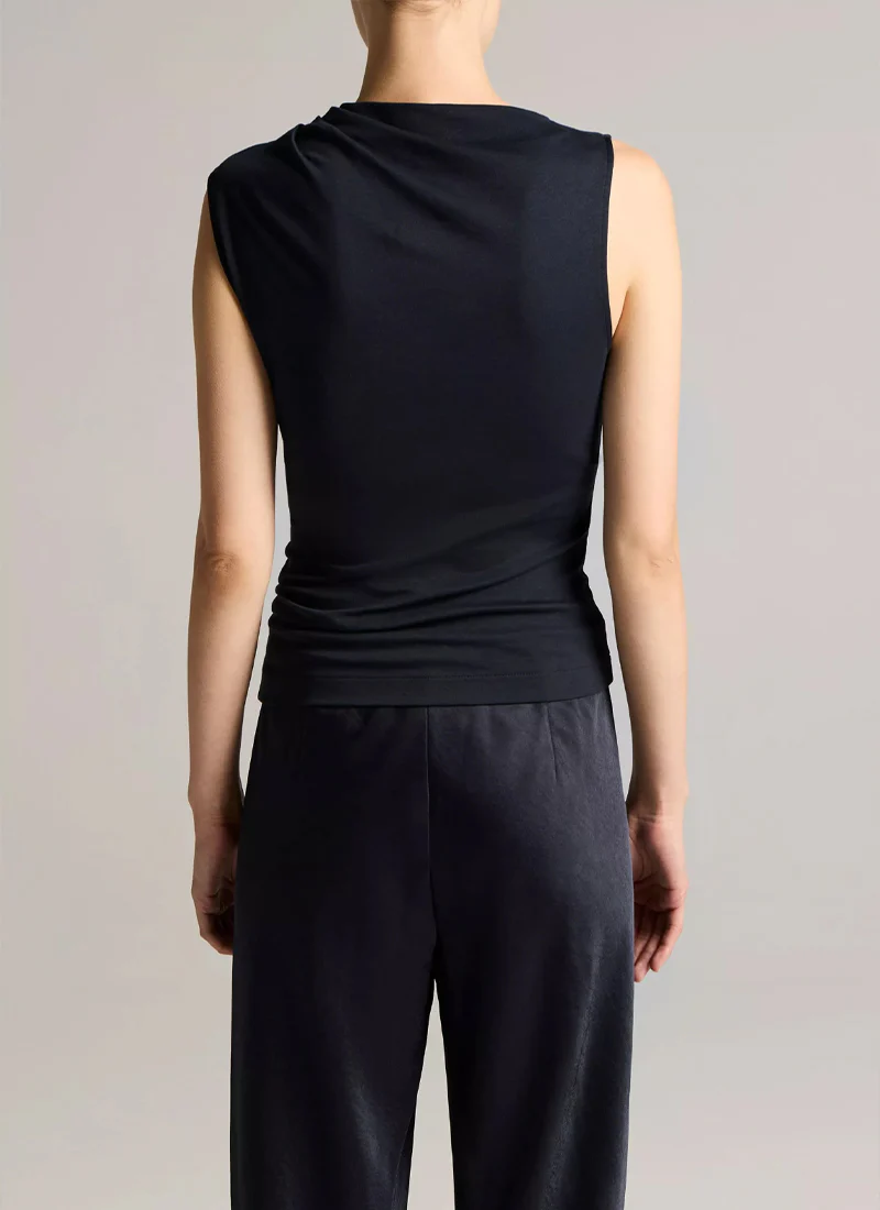 Draped Sleeveless Top - Image 2