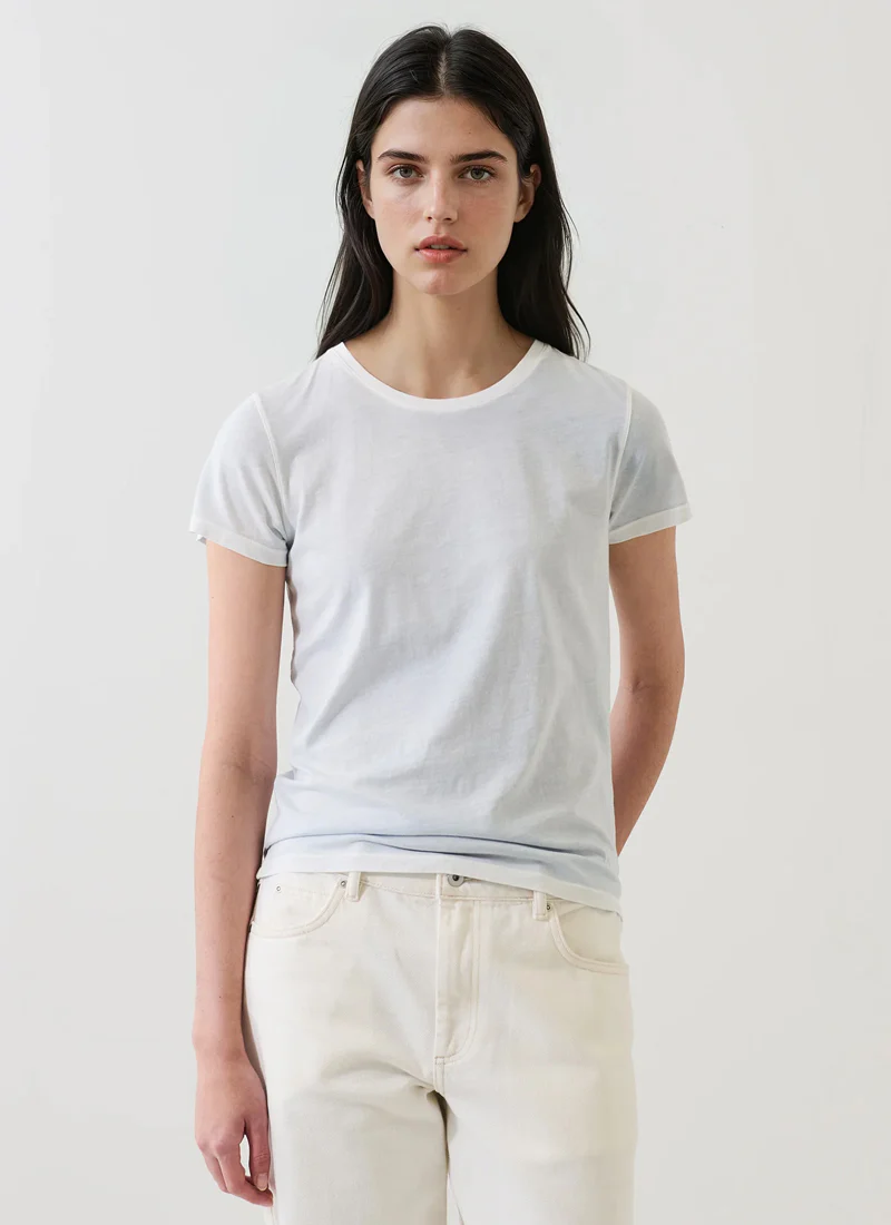Reverse Spray Lightweight Pima Cotton Classic T-Shirt - Image 3