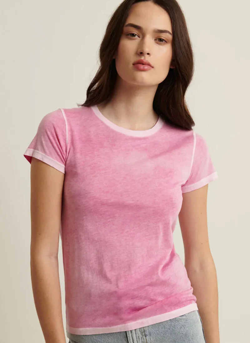 Reverse Spray Lightweight Pima Cotton Classic T-Shirt - Image 2
