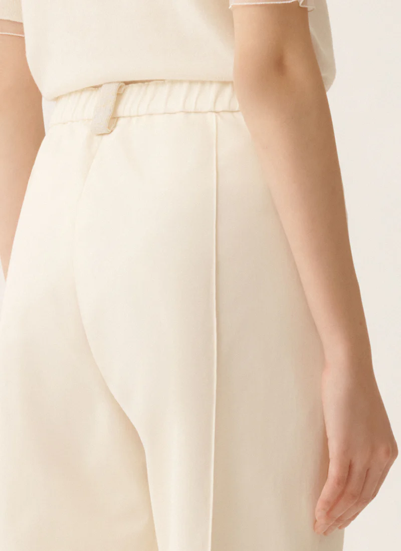 Bi-stretch Wool Trousers - Image 3